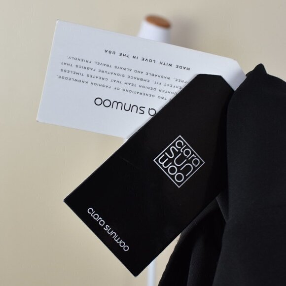 Clara Sun Woo Black Cut Out Dress XS NEW - Picture 9 of 9